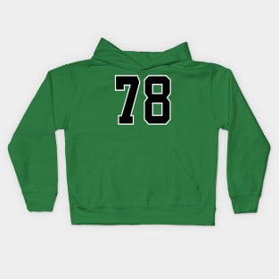 Number 78 Kids Hoodie